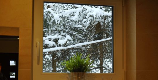 Apartament w zimie wisła